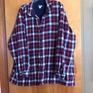 LLBEAN FLEECE LINED FLANNEL 3x